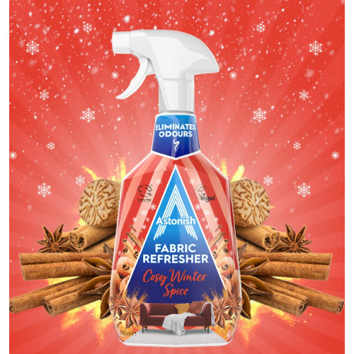 Освіжувач для тканин Astonish Fabric Refresher Cosy Winter Spice 750 мл
